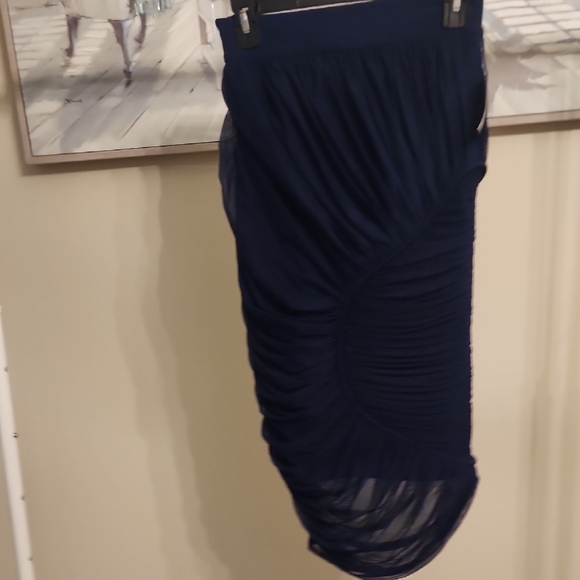 Herve Leger Ruched Ponte And Stretch-Tulle Skirt Size S - Picture 8 of 8